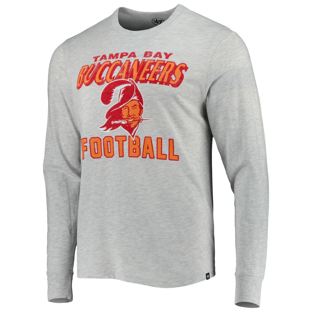 47 brand Tampa Bay Buccaneers '47 Dozer Franklin Long Sleeve T-Shirt Heathered Gray