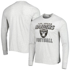 47 brand Las Vegas Raiders '47 Dozer Franklin Long Sleeve T-Shirt Heathered Gray