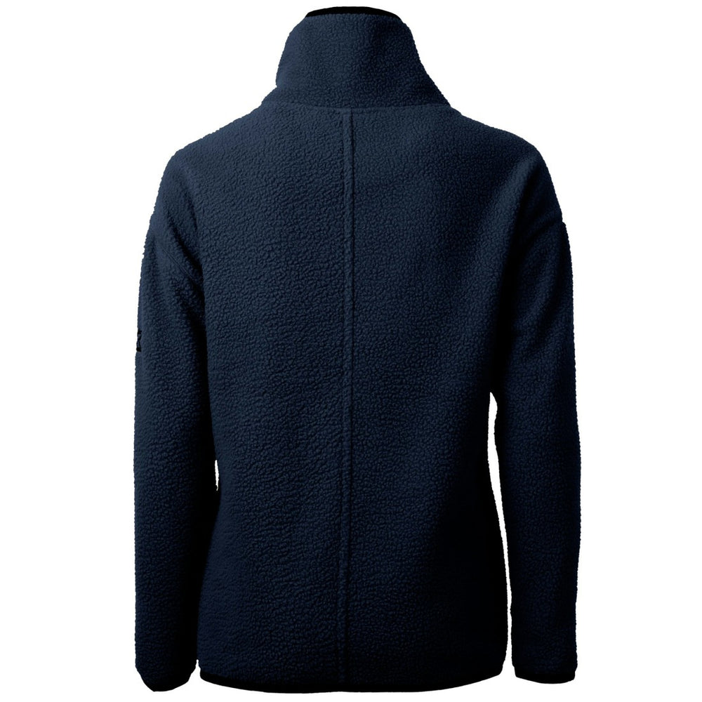 Tampa Bay Buccaneers Cutter & Buck Women's Americana Cascade Eco Sherpa Fleece Half-Zip Pullover Jacket Navy
