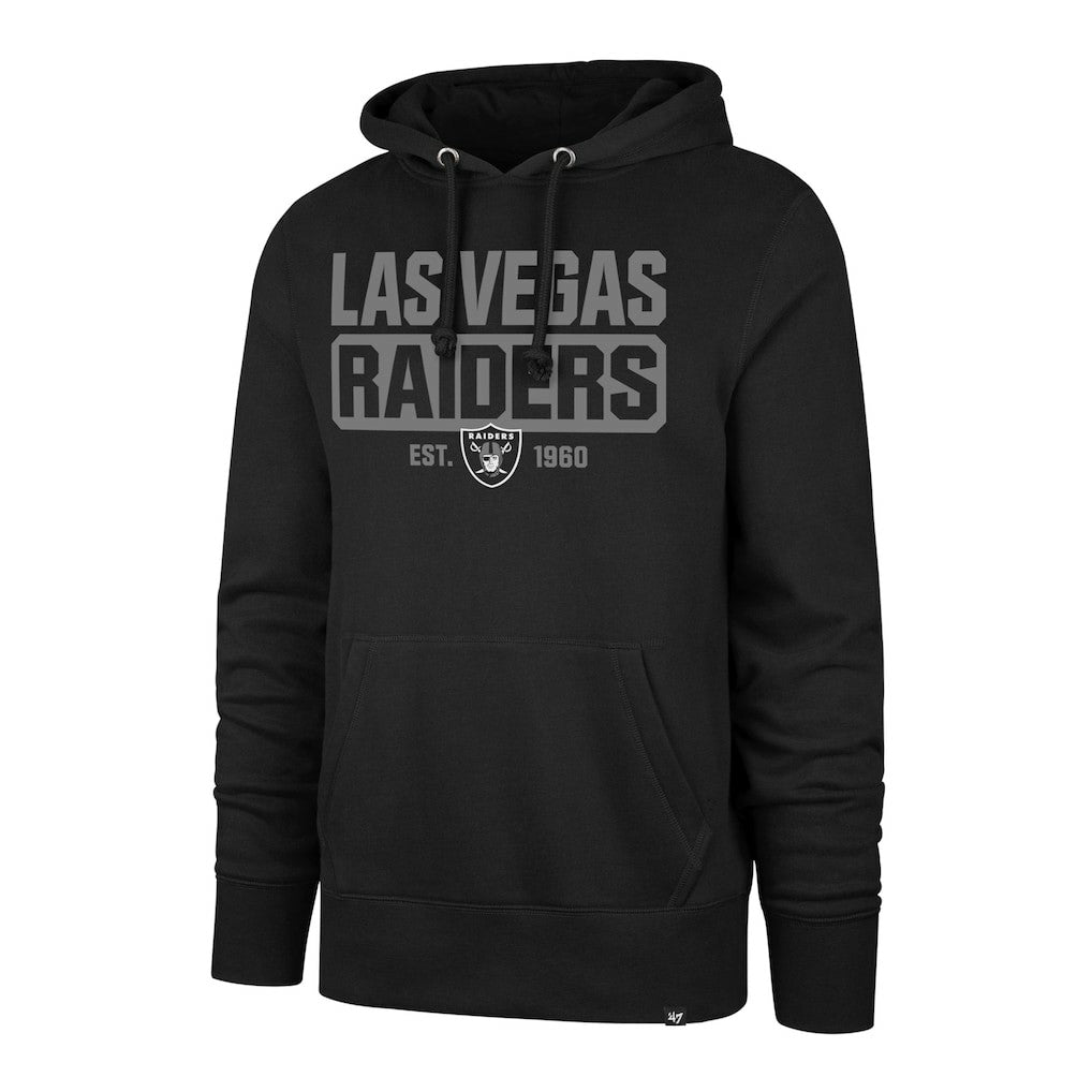 47 brand Las Vegas Raiders '47 Box Out Headline Pullover Hoodie Black