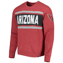 47 brand Arizona Cardinals '47 Bypass Tribeca Pullover Sweatshirt Heathered Cardinal