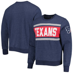 47 brand Houston Texans '47 Bypass Tribeca Pullover Sweatshirt Heather Navy