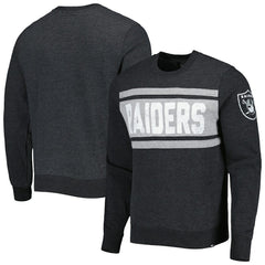 47 brand Las Vegas Raiders '47 Bypass Tribeca Pullover Sweatshirt Heathered Black