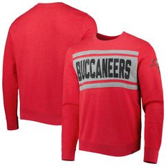 47 brand Tampa Bay Buccaneers '47 Bypass Tribeca Pullover Sweatshirt Heathered Red