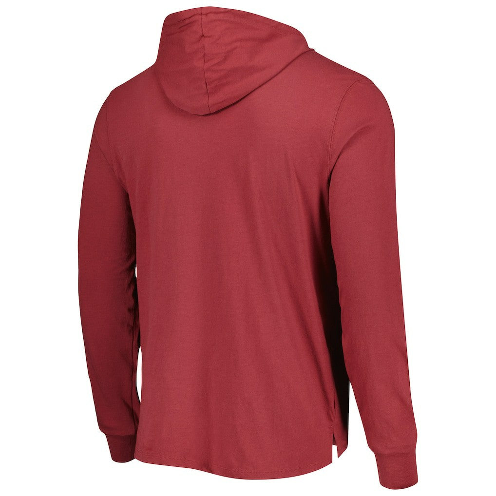 47 brand Arizona Cardinals '47 Field Franklin Hooded Long Sleeve T-Shirt Cardinal