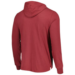 47 brand Arizona Cardinals '47 Field Franklin Hooded Long Sleeve T-Shirt Cardinal