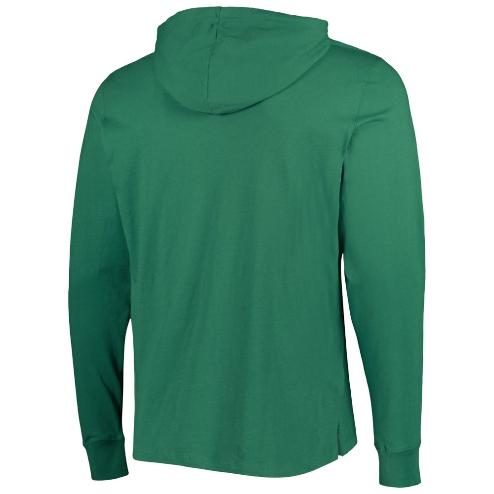 47 brand Green Bay Packers '47 Field Franklin Hooded Long Sleeve T-Shirt Green