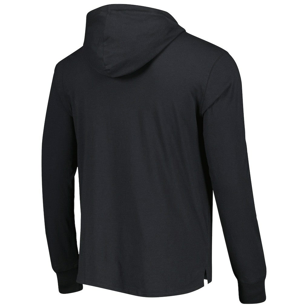 47 brand Las Vegas Raiders '47 Field Franklin Hooded Long Sleeve T-Shirt Black