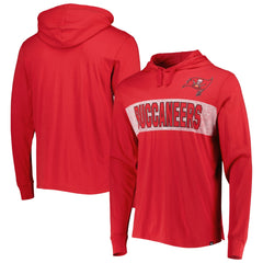 47 brand Tampa Bay Buccaneers '47 Field Franklin Hooded Long Sleeve T-Shirt Red