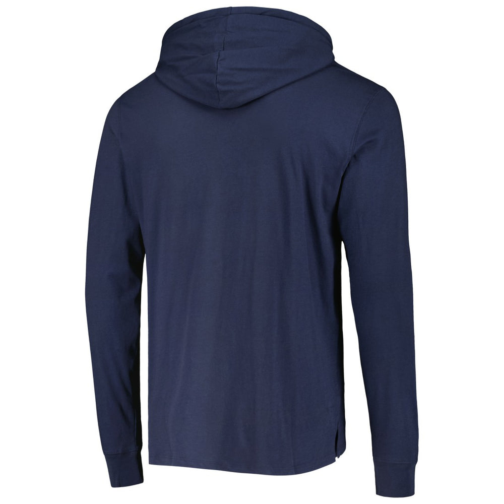 47 brand Tennessee Titans '47 Field Franklin Hooded Long Sleeve T-Shirt Navy