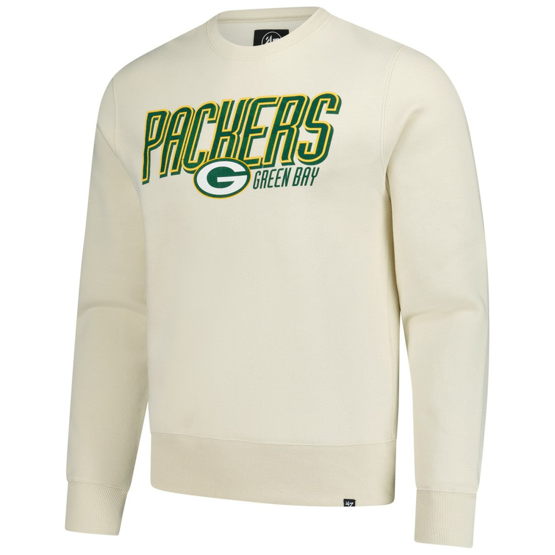 47 brand Green Bay Packers '47 Locked In Headline Pullover Sweatshirt Cream