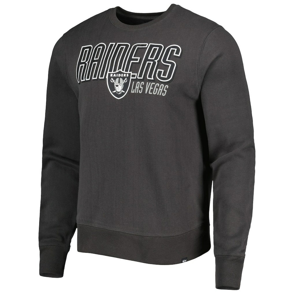 47 brand Las Vegas Raiders '47 Locked In Headline Pullover Sweatshirt Charcoal