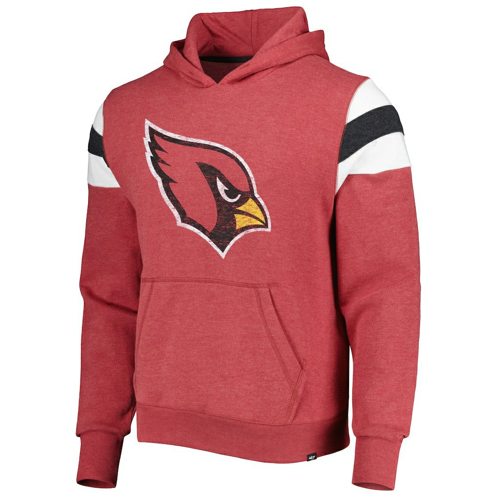 47 brand Arizona Cardinals '47 Premier Nico Pullover Hoodie Heathered Cardinal