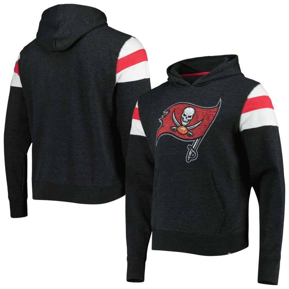 47 brand Tampa Bay Buccaneers '47 Premier Nico Pullover Hoodie Heathered Black