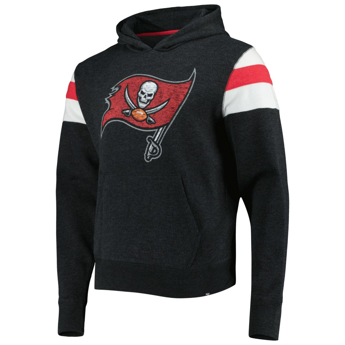 47 brand Tampa Bay Buccaneers '47 Premier Nico Pullover Hoodie Heathered Black