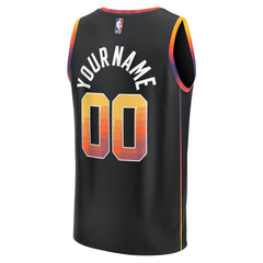 Phoenix Suns Fast Break Custom Replica Jersey Black Statement Edition | Fanatics Near Me