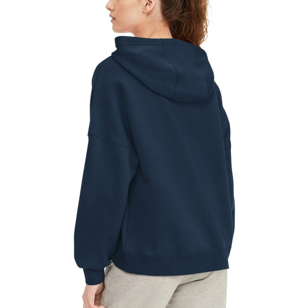 Dallas Cowboys Tommy Hilfiger Women's Becca Dropped Shoulders Pullover Hoodie Navy