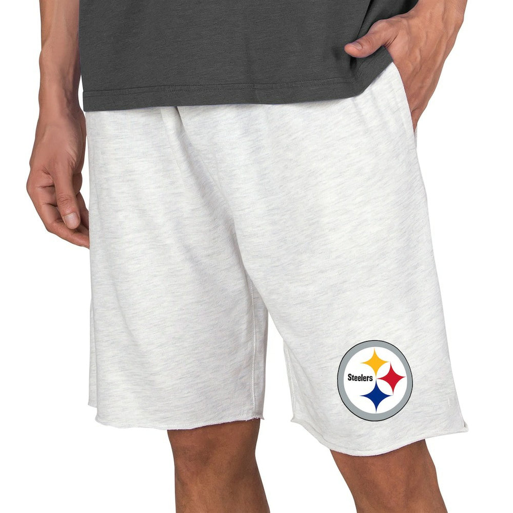 Pittsburgh Steelers Concepts Sport Mainstream Terry Shorts Oatmeal