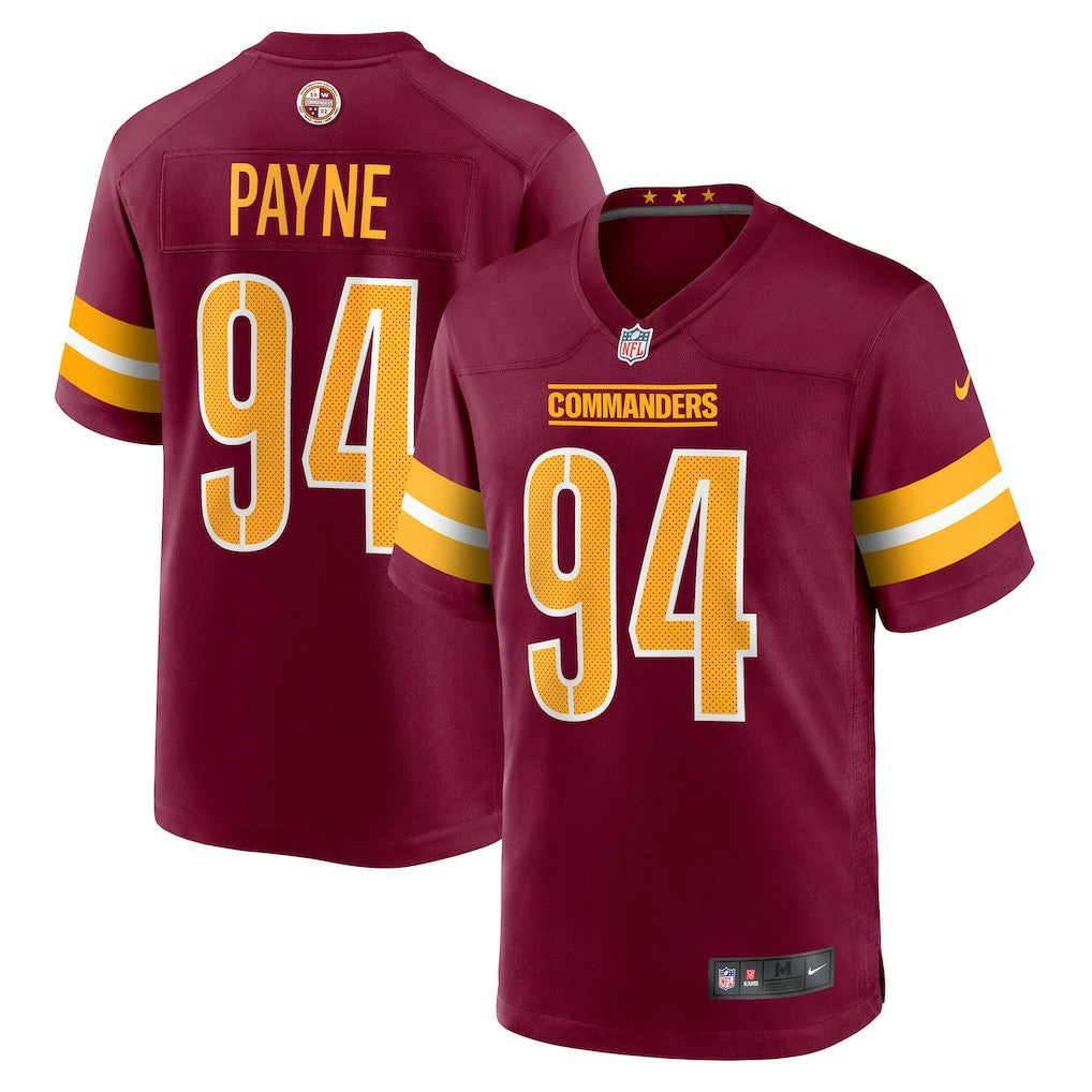 Nike Daron Payne Washington Commanders Player Game Jersey Burgundy