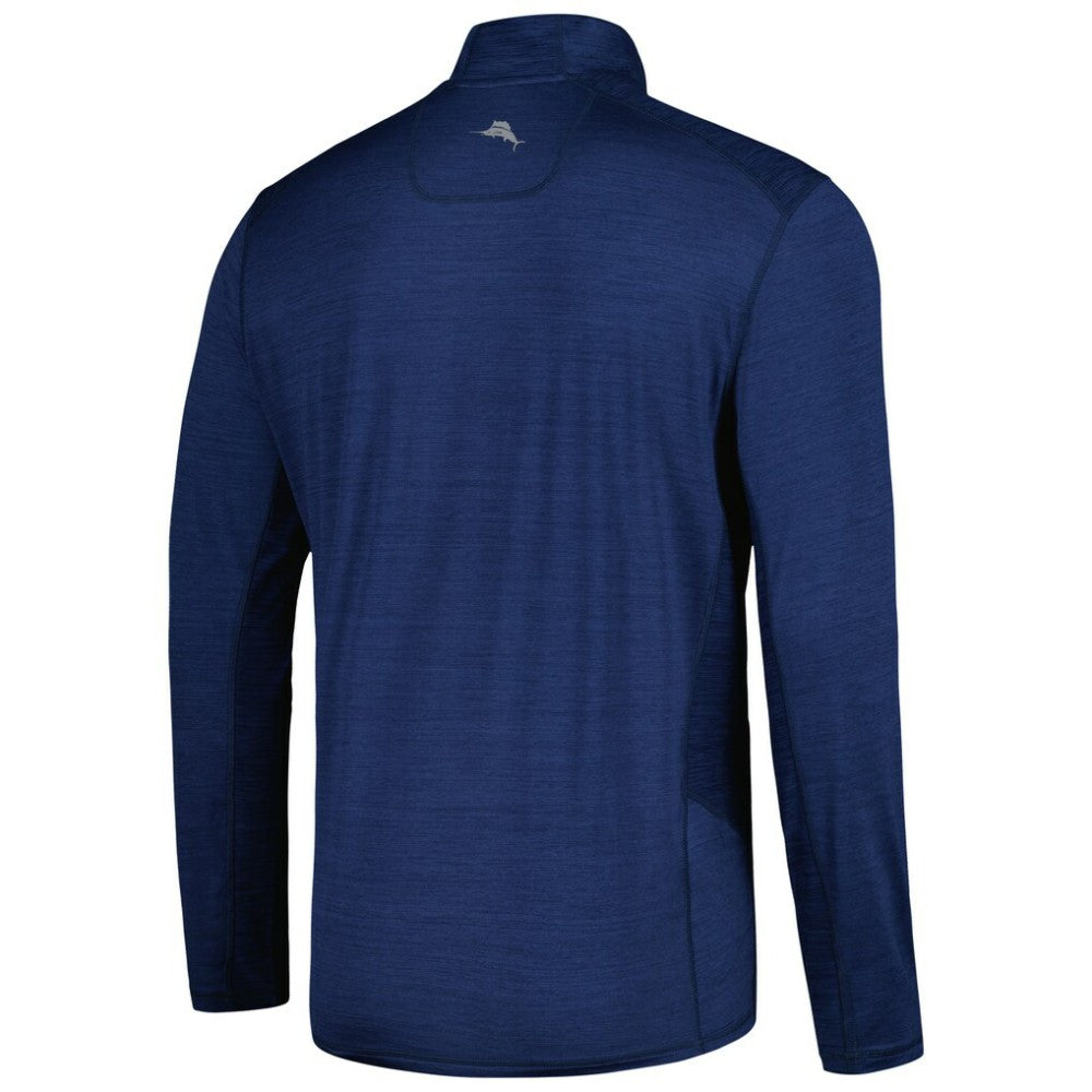 Atlanta Braves Tommy Bahama Delray IslandZone Half-Zip Top - Navy - MLB Discount