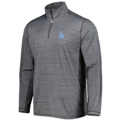 Los Angeles Dodgers Tommy Bahama Delray IslandZone Half-Zip Top - Gray - MLB on Sale