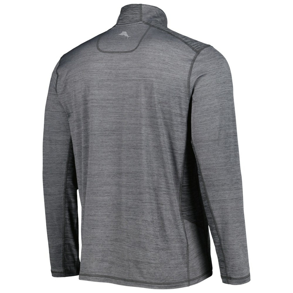 Los Angeles Dodgers Tommy Bahama Delray IslandZone Half-Zip Top - Gray - MLB on Sale
