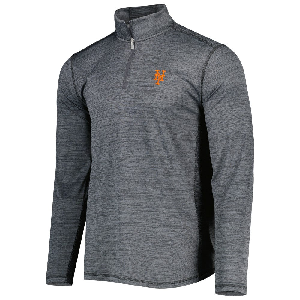 New York Mets Tommy Bahama Delray IslandZone Half-Zip Top - Gray - MLB Online