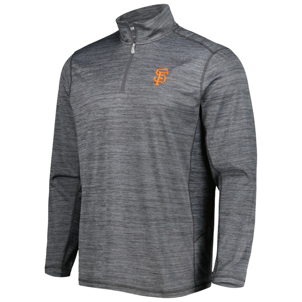 San Francisco Giants Tommy Bahama Delray IslandZone Half-Zip Top - Gray - MLB Online