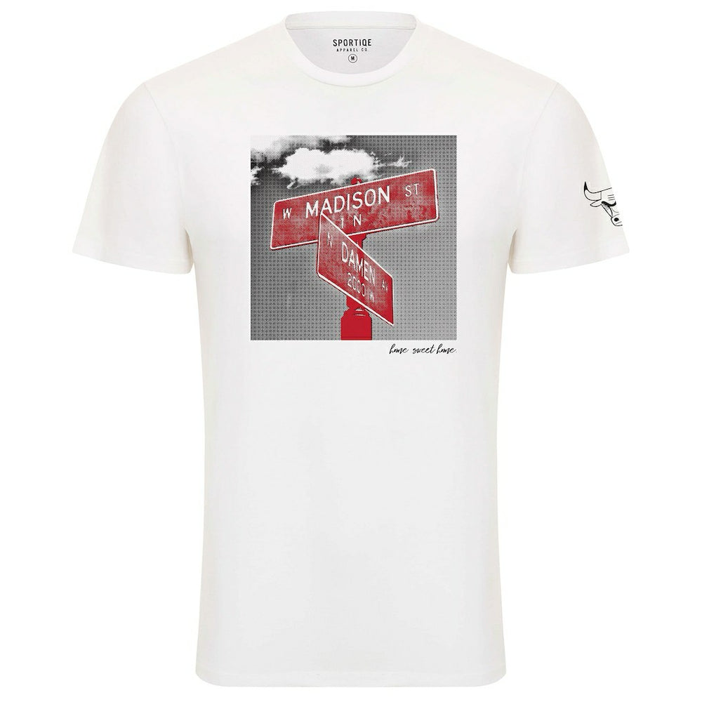 Chicago Bulls Sportiqe Unisex 1966 Collection Bingham T-Shirt White