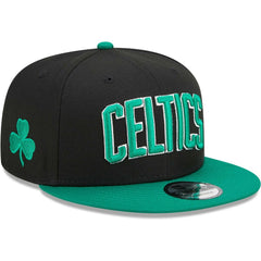 Boston Celtics Jersey Hook Statement Edition 9FIFTY Snapback Hat Black/Green | New Era US