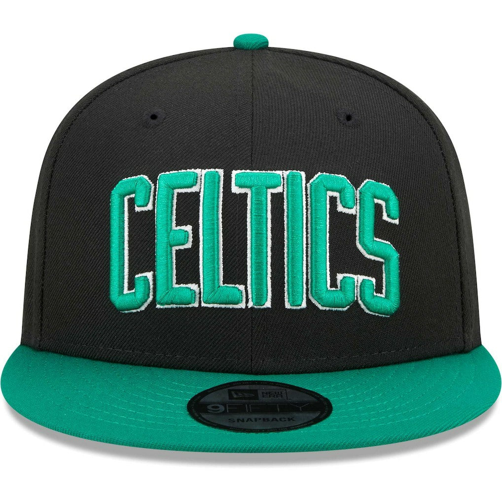 Boston Celtics Jersey Hook Statement Edition 9FIFTY Snapback Hat Black/Green | New Era US