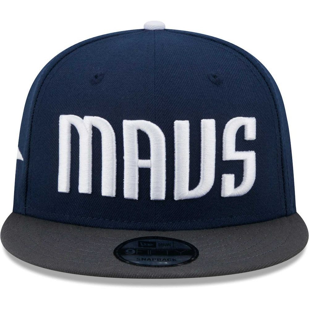Dallas Mavericks Jersey Hook Statement Edition 9FIFTY Snapback Hat for sale Navy/Gray | New Era Near Me