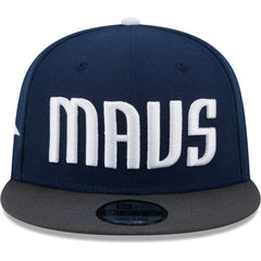 Dallas Mavericks Jersey Hook Statement Edition 9FIFTY Snapback Hat for sale Navy/Gray | New Era Near Me