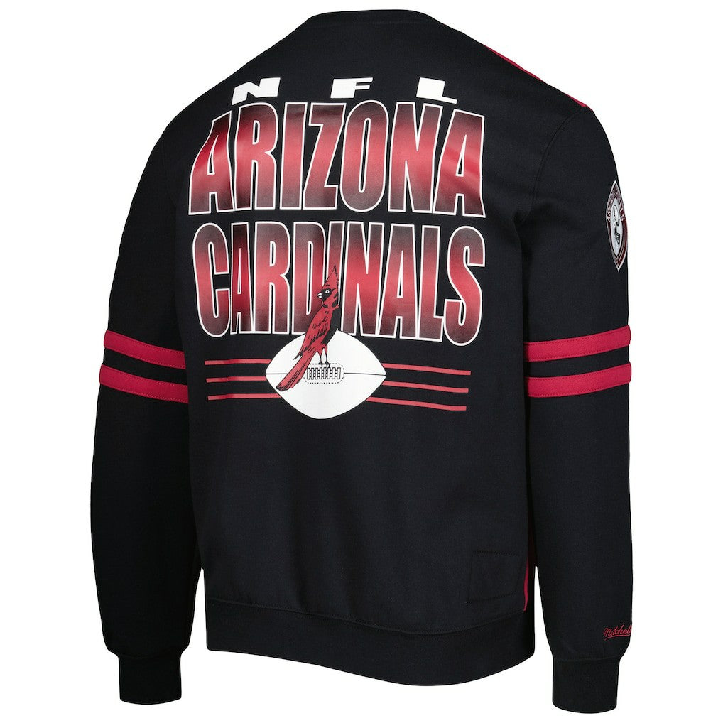 Mitchell & Ness Arizona Cardinals All Over 2.0 Pullover Sweatshirt Cardinal