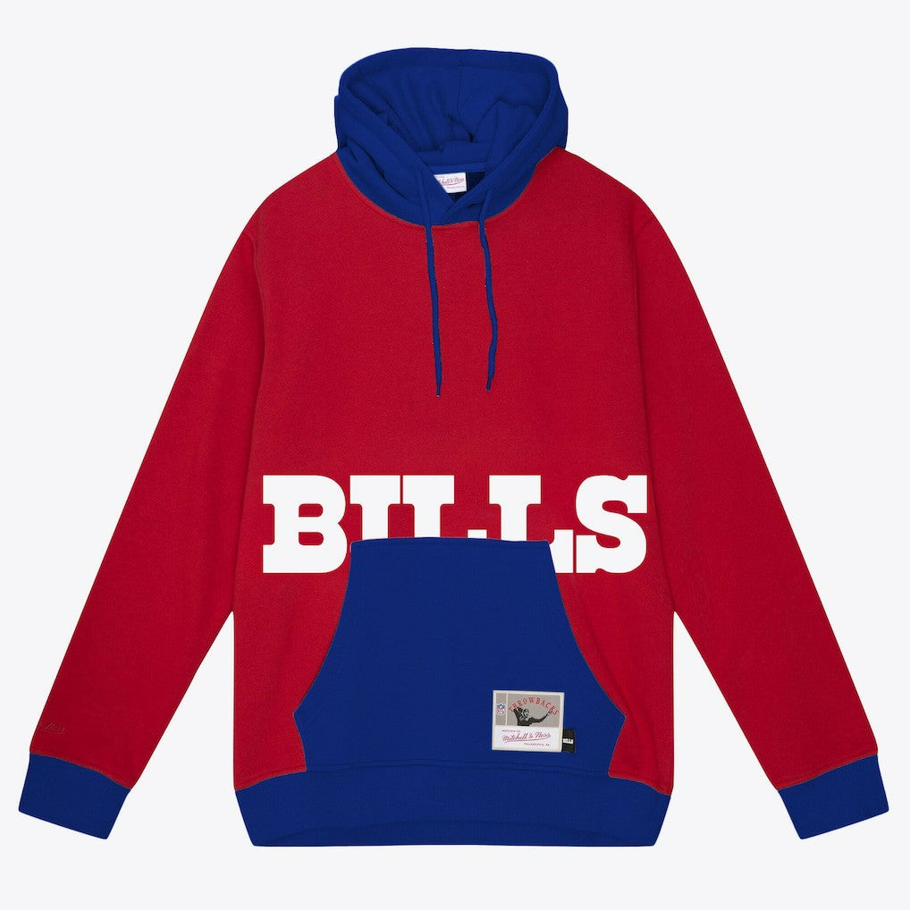 Mitchell & Ness Buffalo Bills Big Face 5.0 Pullover Hoodie Red
