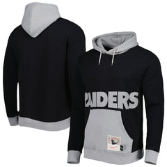 Mitchell & Ness Las Vegas Raiders Big Face 5.0 Pullover Hoodie Black