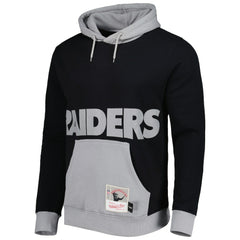Mitchell & Ness Las Vegas Raiders Big Face 5.0 Pullover Hoodie Black