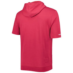 Mitchell & Ness Arizona Cardinals Washed Short Sleeve Pullover Hoodie Cardinal