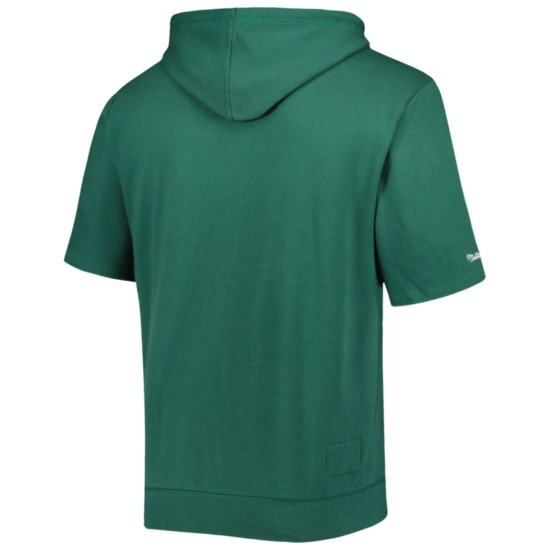 Mitchell & Ness Green Bay Packers Washed Short Sleeve Pullover Hoodie Green