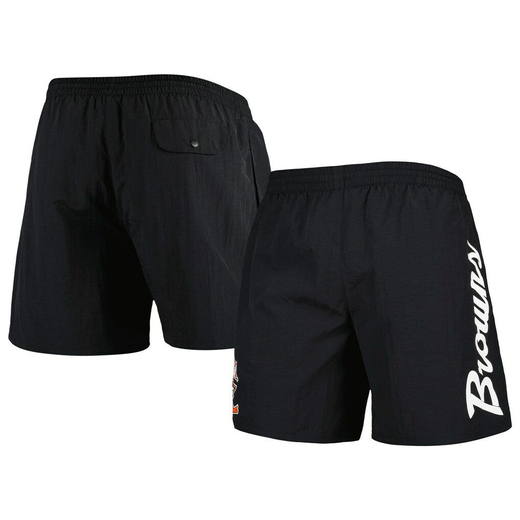 Mitchell & Ness Cleveland Browns Team Essentials Nylon Shorts Black