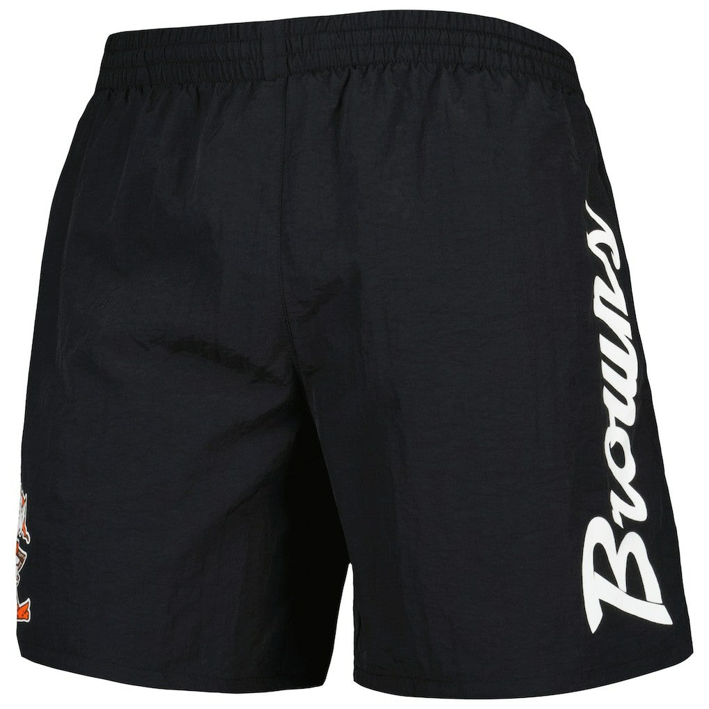 Mitchell & Ness Cleveland Browns Team Essentials Nylon Shorts Black