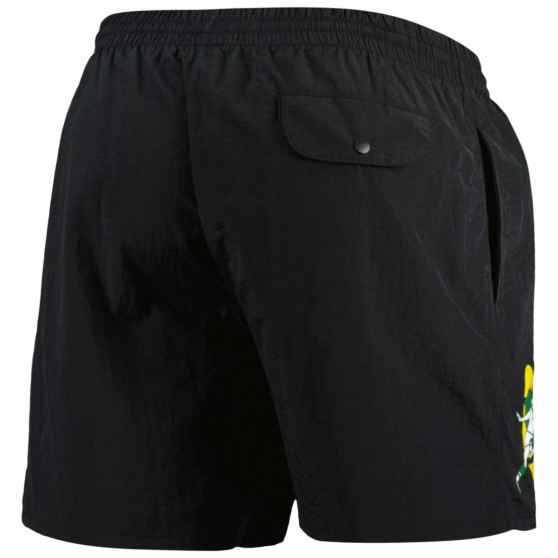 Mitchell & Ness Green Bay Packers Team Essentials Nylon Shorts Black