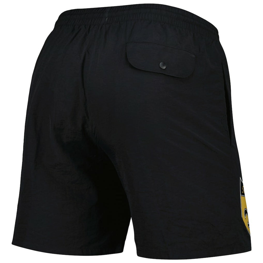 Mitchell & Ness New Orleans Saints Team Essentials Nylon Shorts Black