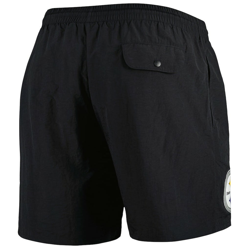 Mitchell & Ness Pittsburgh Steelers Team Essentials Nylon Shorts Black