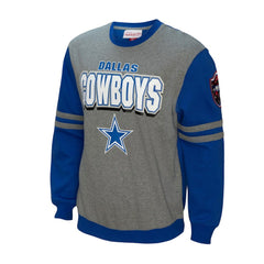 Mitchell & Ness Dallas Cowboys All Over 2.0 Pullover Sweatshirt Royal