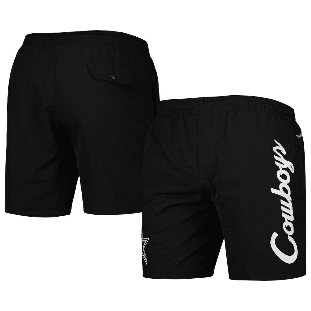 Mitchell & Ness Dallas Cowboys Team Essentials Nylon Shorts Black