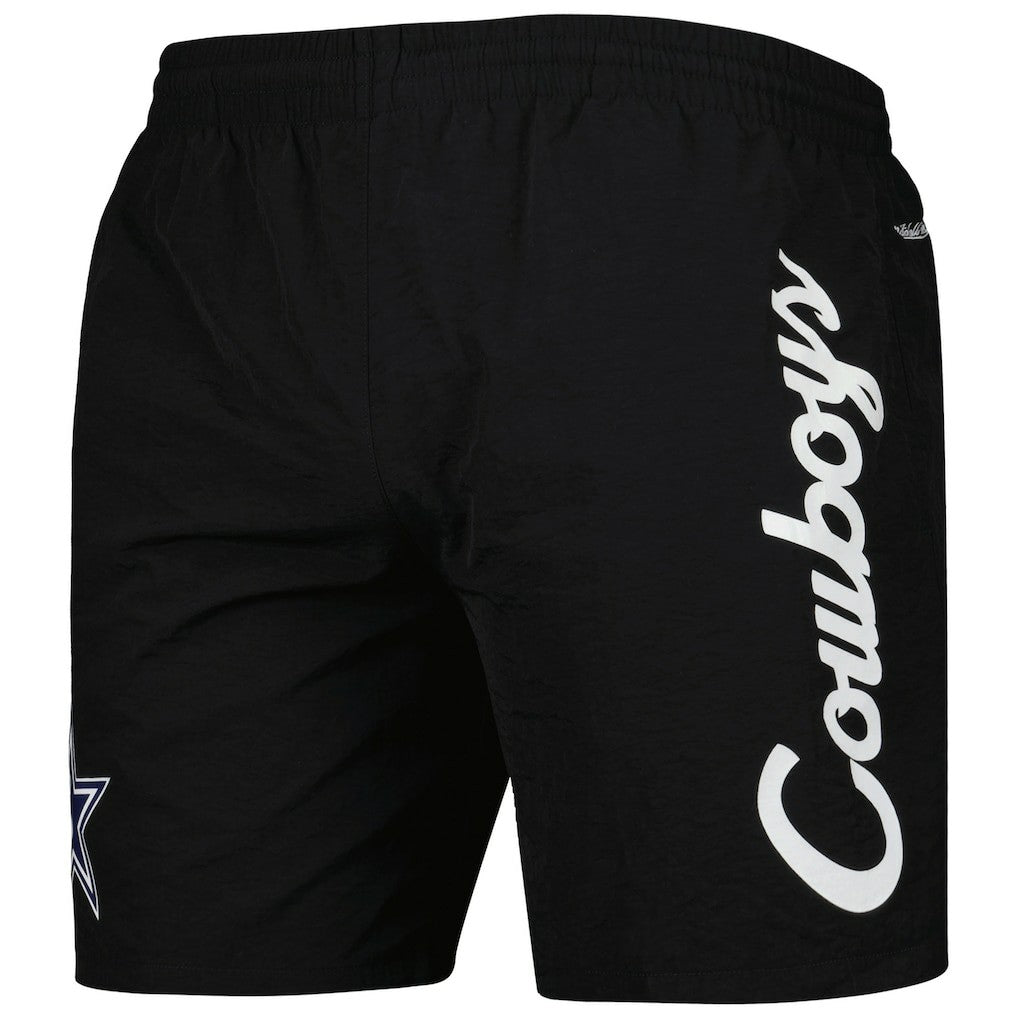 Mitchell & Ness Dallas Cowboys Team Essentials Nylon Shorts Black