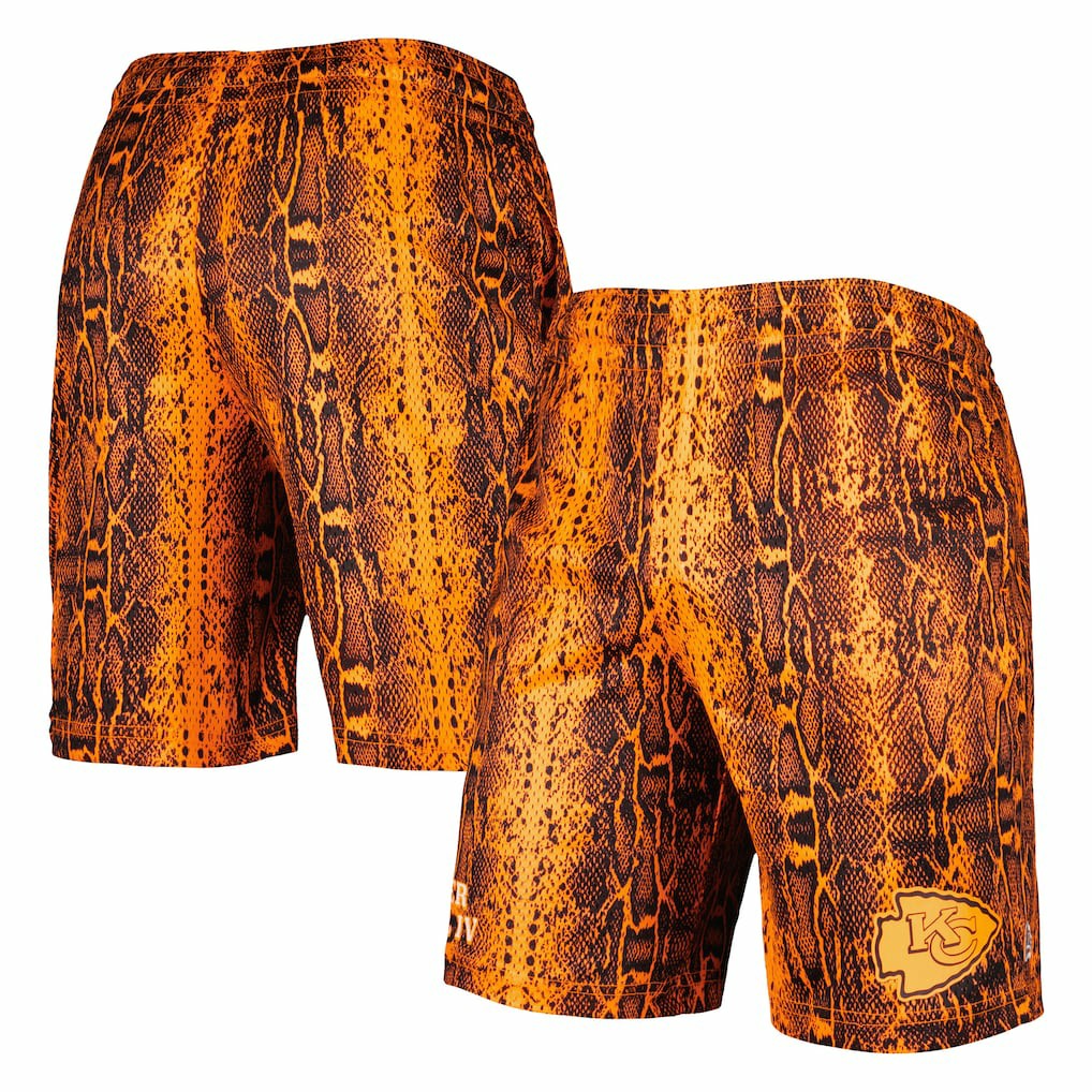 Kansas City Chiefs New Era Summer Pop Shorts Orange