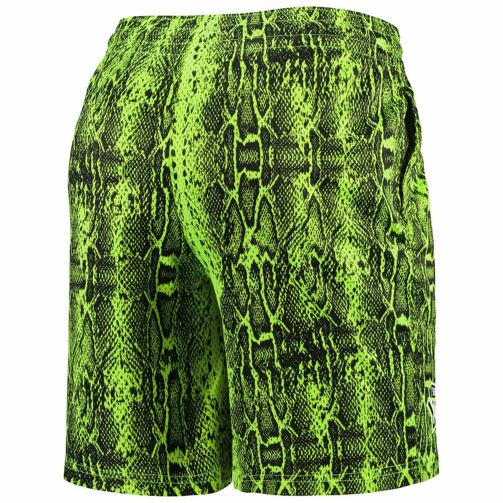 New England Patriots New Era Summer Pop Shorts Neon Green