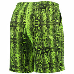 New England Patriots New Era Summer Pop Shorts Neon Green